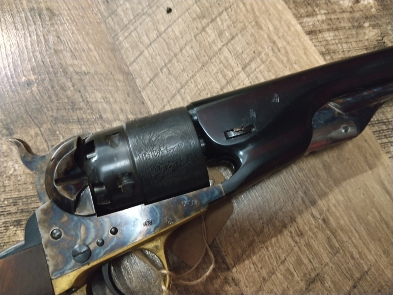 Perkussionsrevolver Uberti Colt New Army 1860 .44 Black Powder K136 – Bild 1