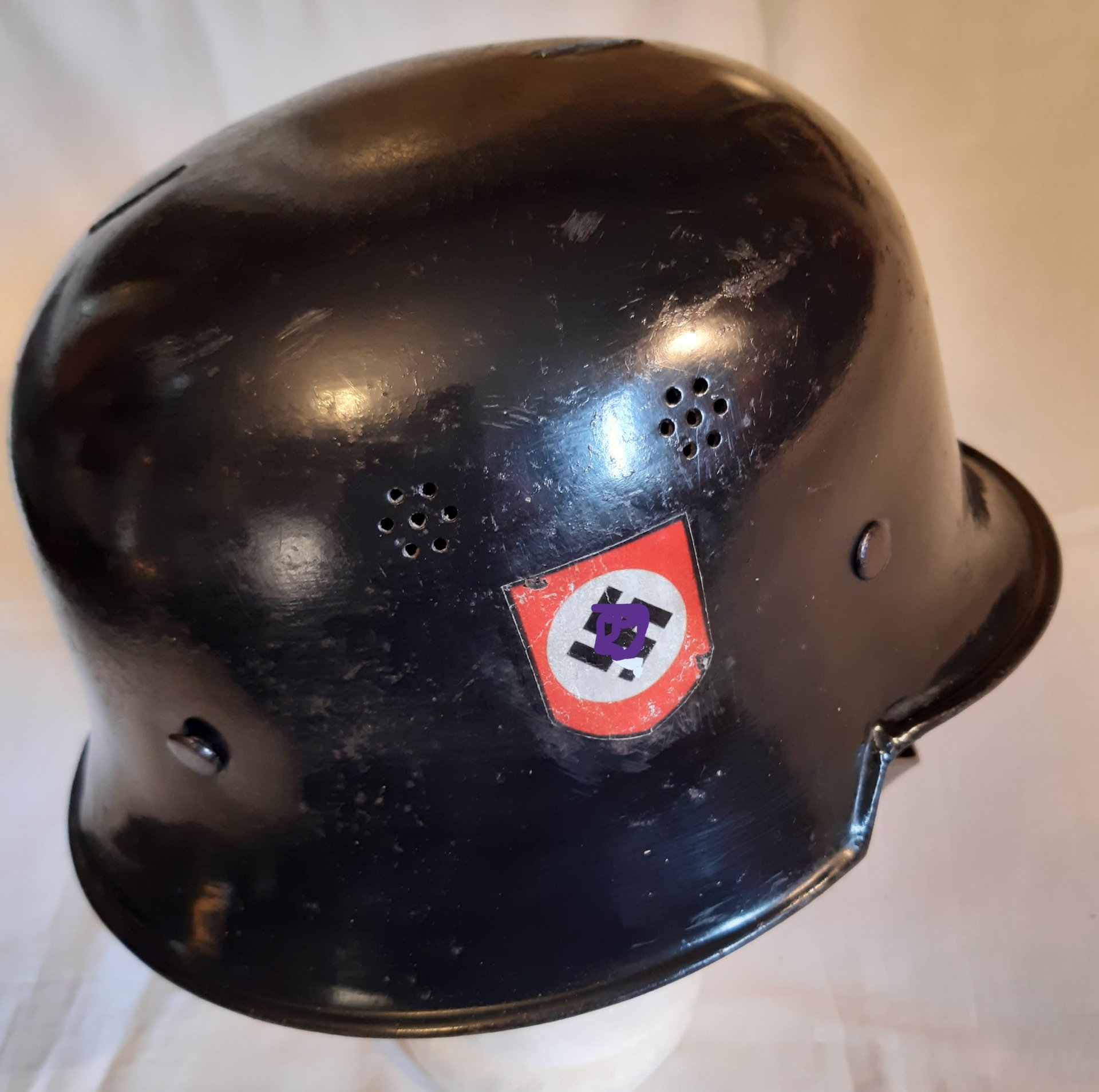 Stahlhelm m34 Feuerlöschpolizei 3.Reich – Bild 2