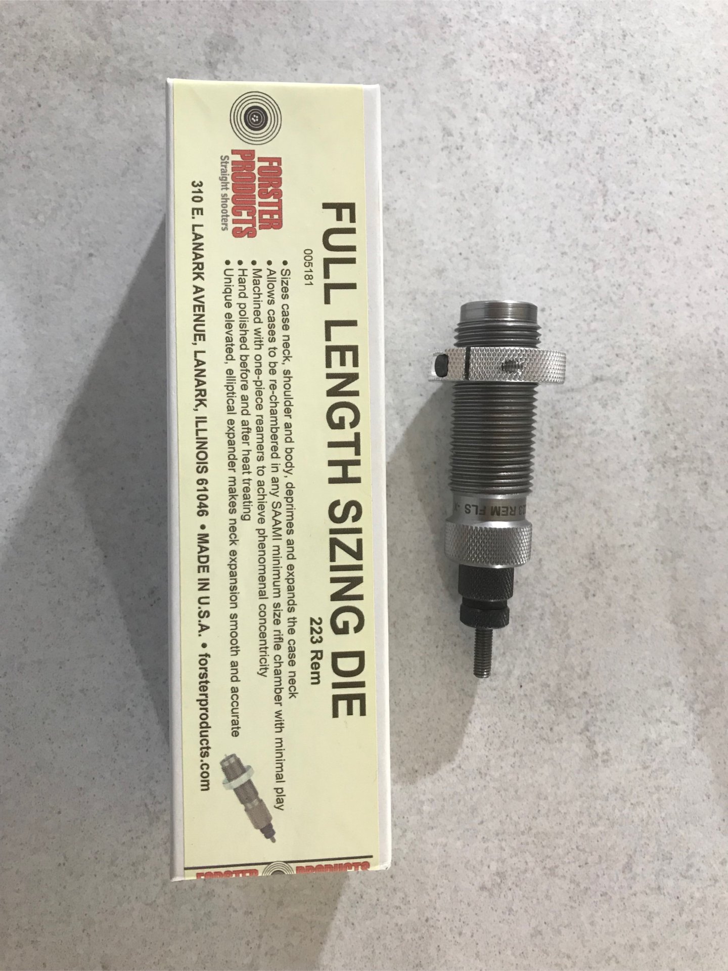 Forster Benchrest Matrizen-Satz .223Rem – Bild 4