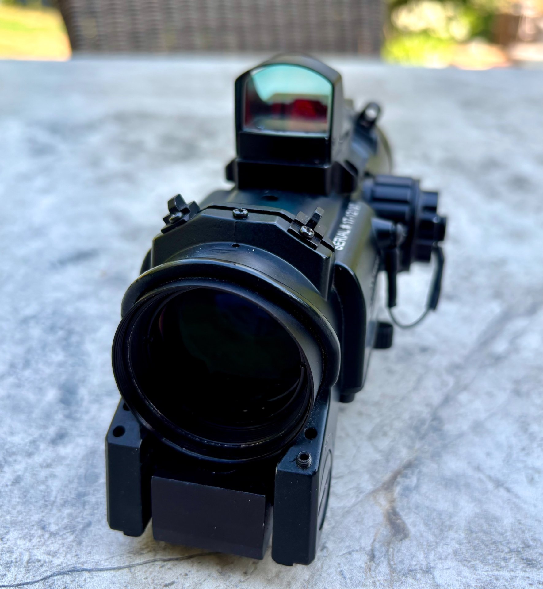 Prismenvisier Elcan Specter 1x / 4x DR SU-230/PVS Kal. 5,56mm .223 Zielfernrohr inkl. Red Dot – Bild 4