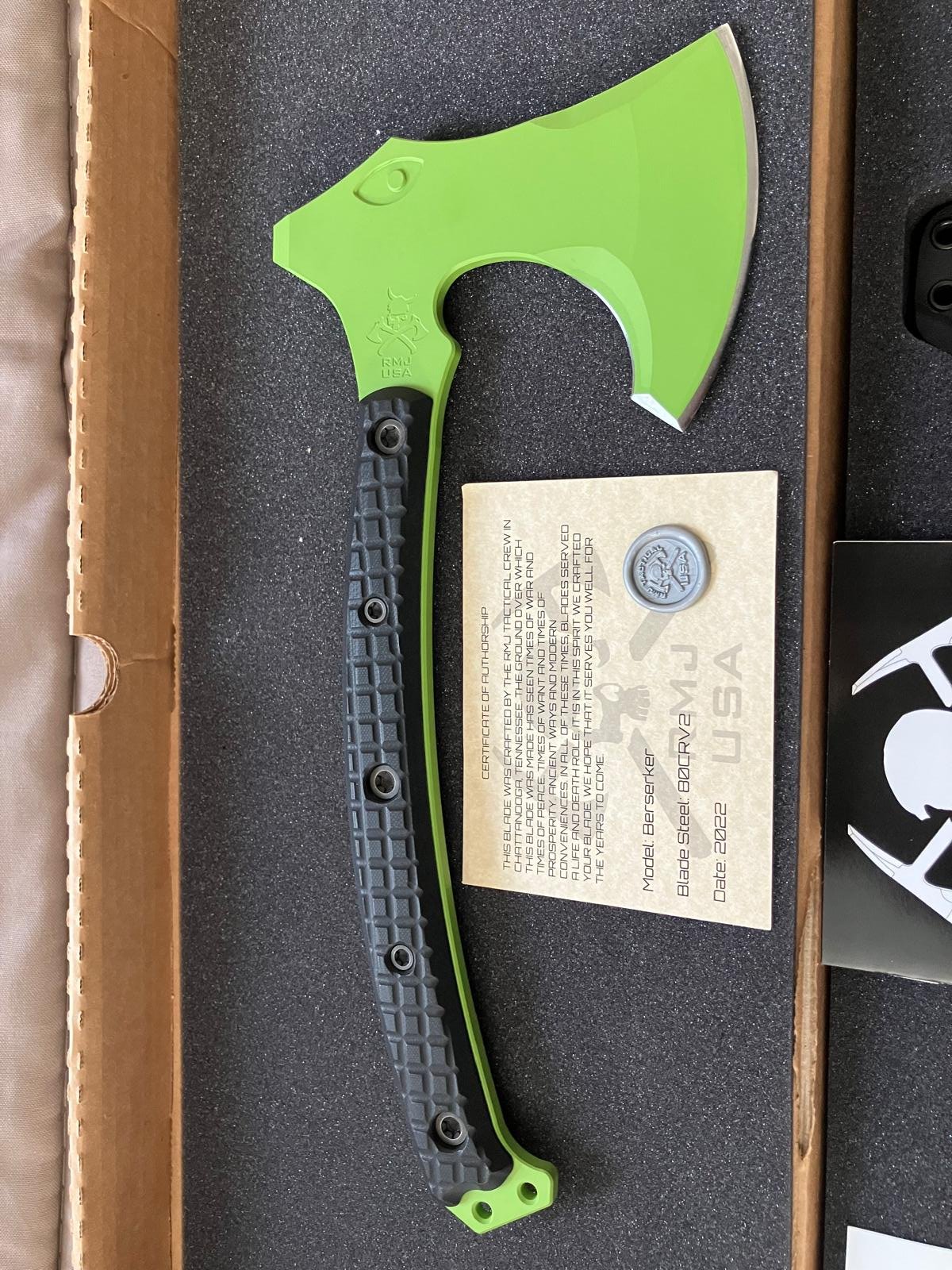 RMJ Tactical Berserker – Zombie Green Monkey Edge FRAG Pattern – Bild 1