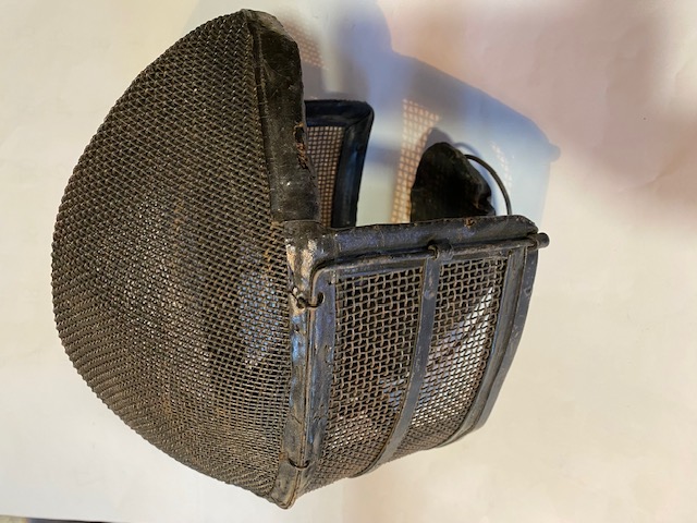 Dt.Reich Antik Student Degen Fecht Maske 1900 No Säbel Bajonett  – Bild 1