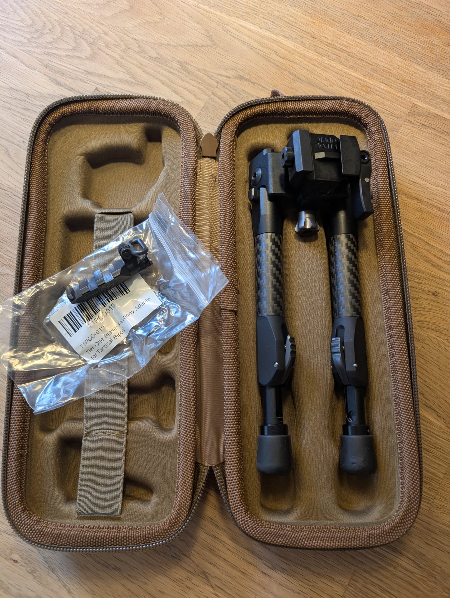 Tier One Tactical Bipod Zweibein 18 cm (Picatinny) – inkl. Blaser-Adapter – Bild 3