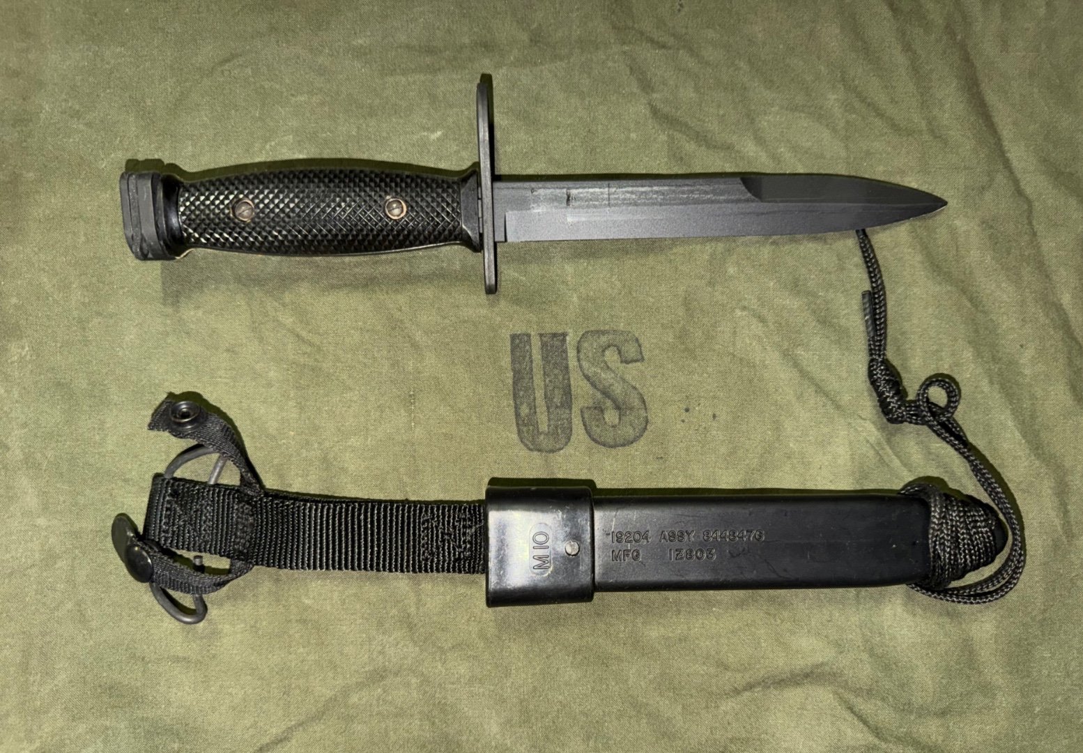 US Army M7 Bajonett mit M10-Scheide – Imperial – Bild 2