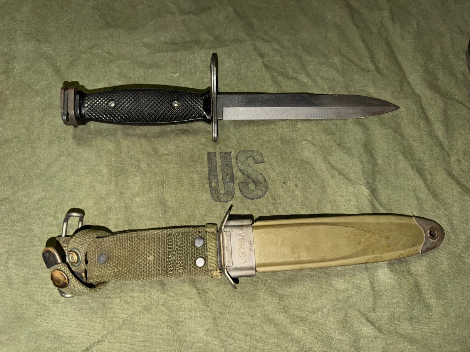 US Army M7 Bajonett BOC mit M8A1-Scheide – Original – Bild 3