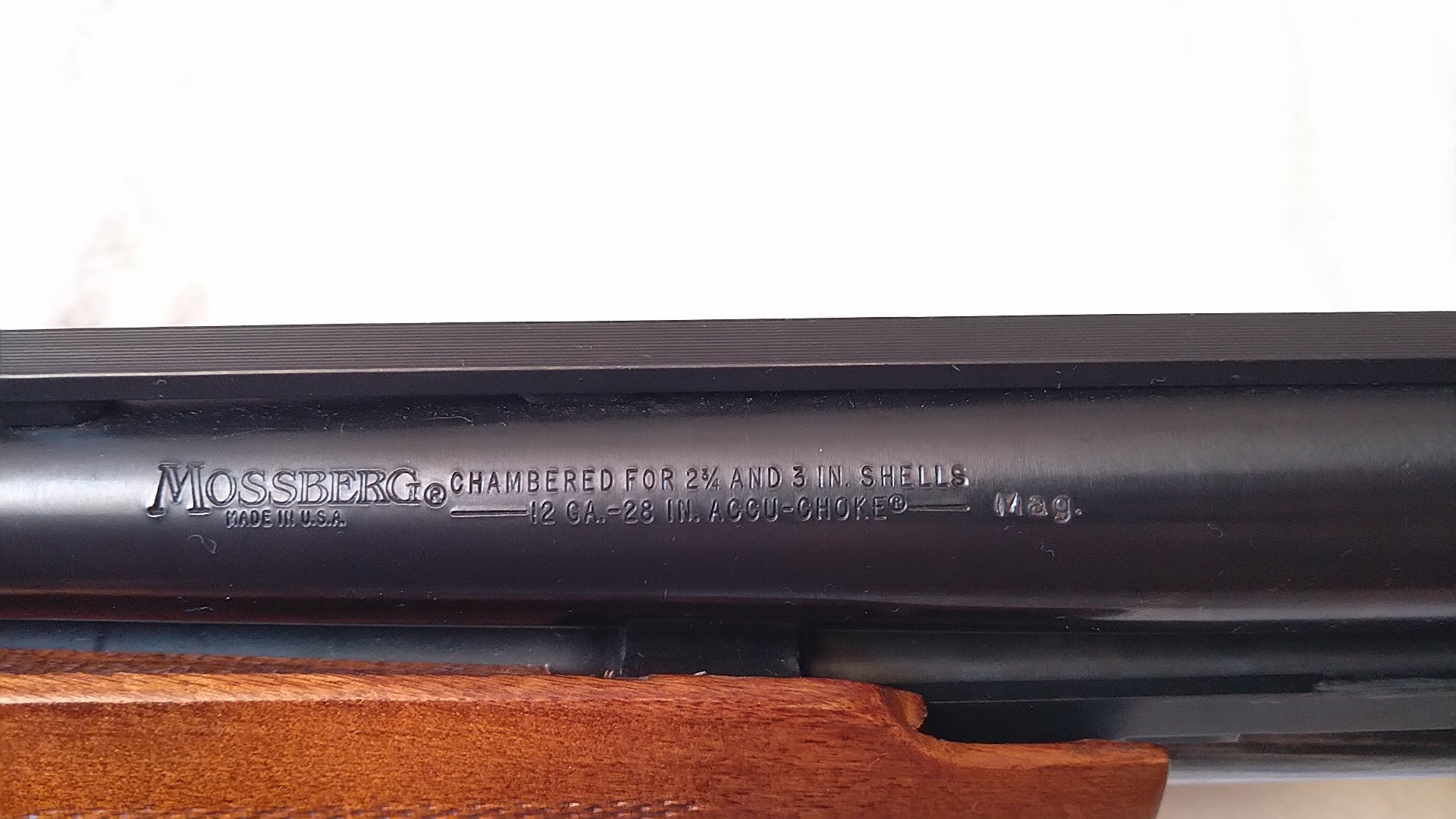 Mossberg Vorderschaftrepetierflinte / Pumpgun – Kal. 12/76 – 2 Läufe & umfangreiches Zubehör – Bild 4