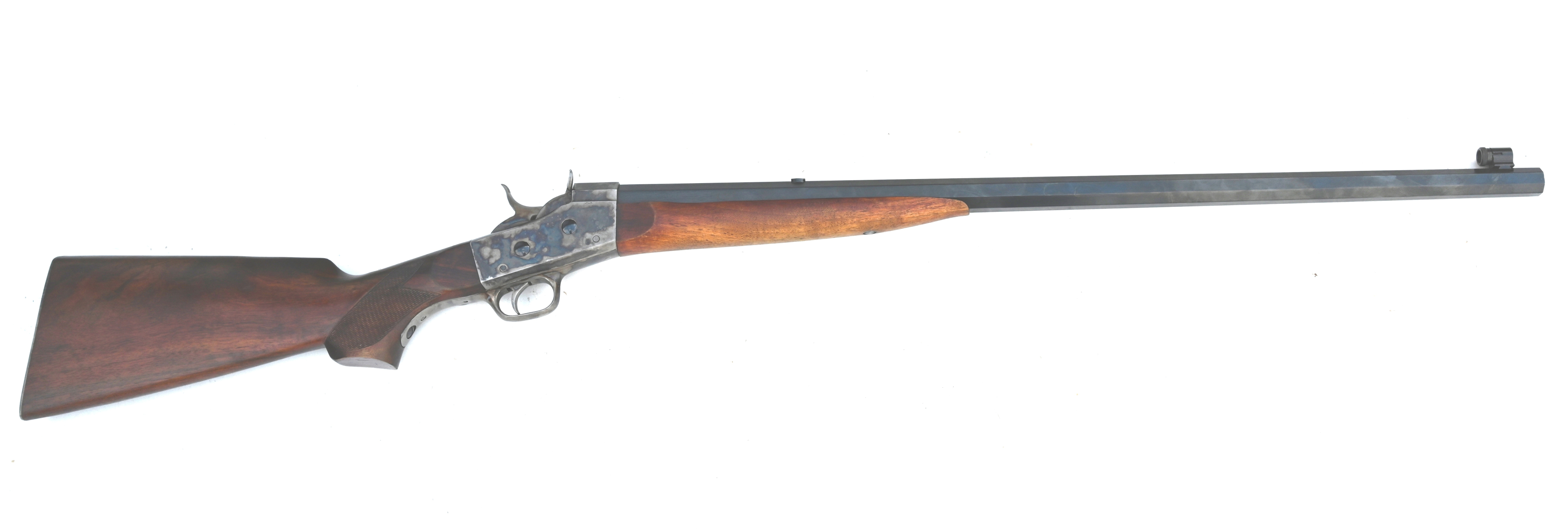 Sportgewehr Einzellader Rolling-Block-Büchse Davide Pedersoli Mod. 3514 Kal. .45-70 Gov., 1991, Top! – Bild 1