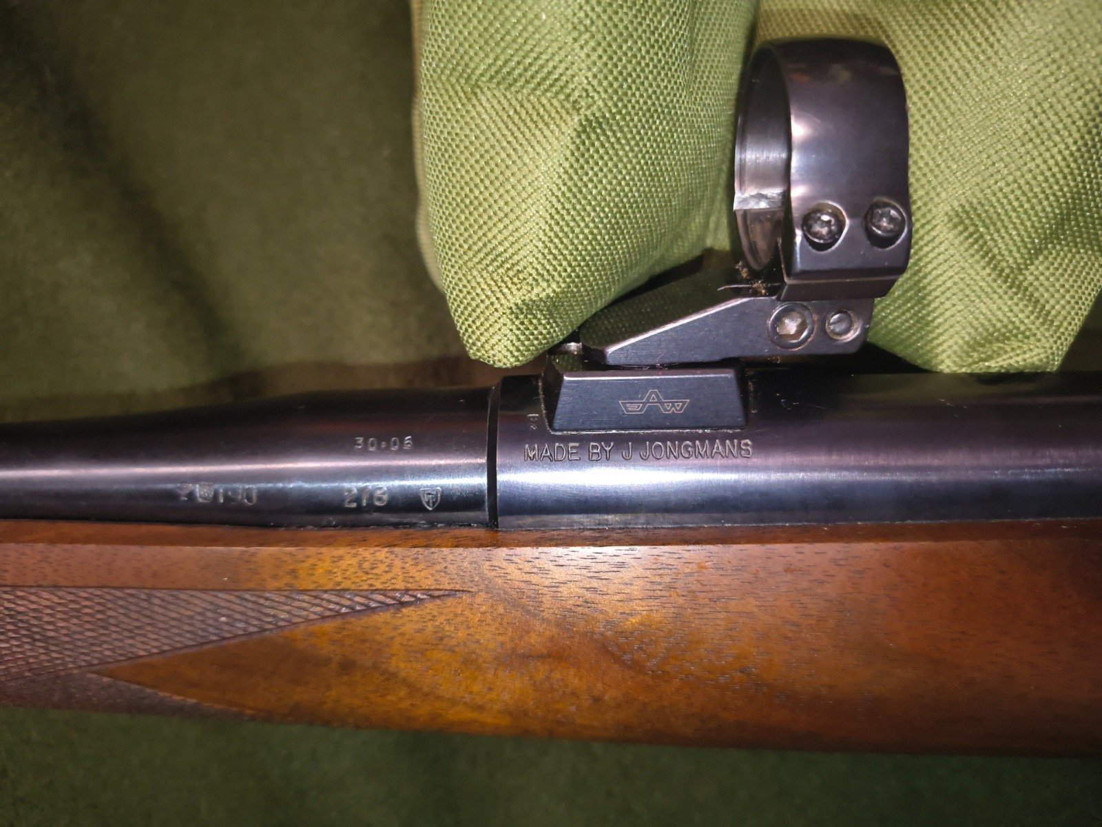 Repetierer Jongmans .30-06 mit Schalldämpfer und EAW Schwenkmontage – Bild 7