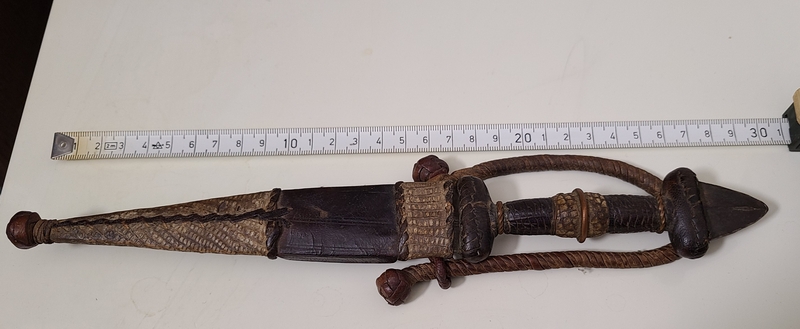 Afrikanischer alter Dolch unbek. Herkunft – Bild 1