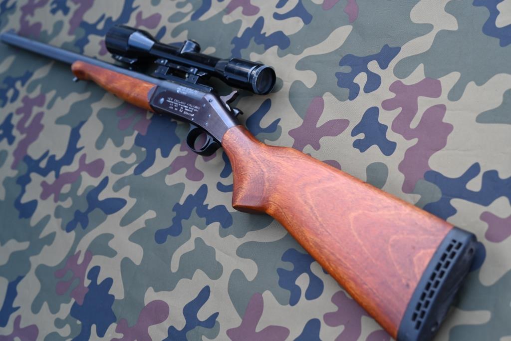 Einzelladerbüchse Kipplaufbüchse New England Firearms (H&R) Mod. SB2 Handi Rifle Kal. .45-70 Gov. – Bild 3