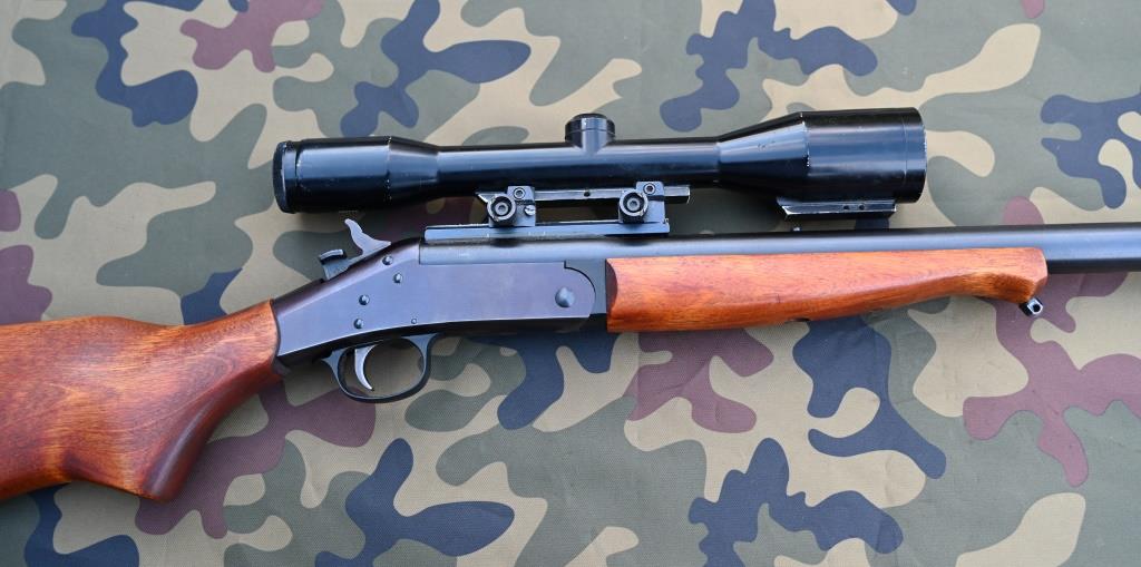 Einzelladerbüchse Kipplaufbüchse New England Firearms (H&R) Mod. SB2 Handi Rifle Kal. .45-70 Gov. – Bild 5