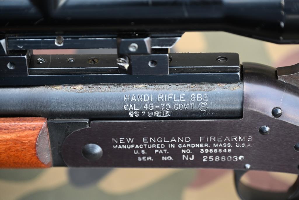 Einzelladerbüchse Kipplaufbüchse New England Firearms (H&R) Mod. SB2 Handi Rifle Kal. .45-70 Gov. – Bild 4