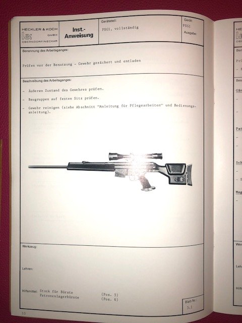 Instandsetzung HK H&K PSG deutsch – Bild 2