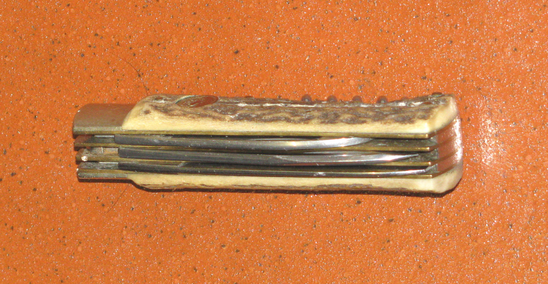 RAZOR KEEN WAIDMANNSHEIL Taschenmesser mit Horn / Fehler – Bild 5