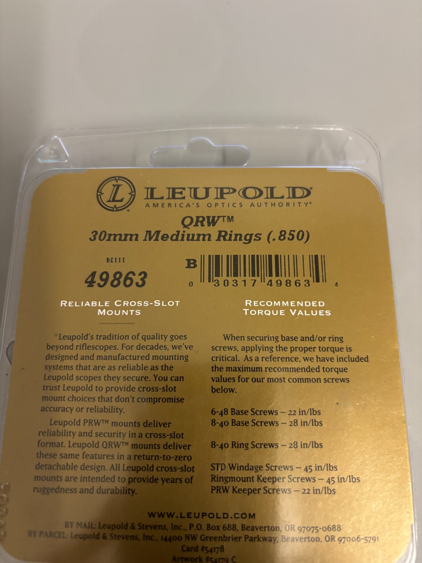 Leupold QRW Montageringe mit Flügel – Bild 2