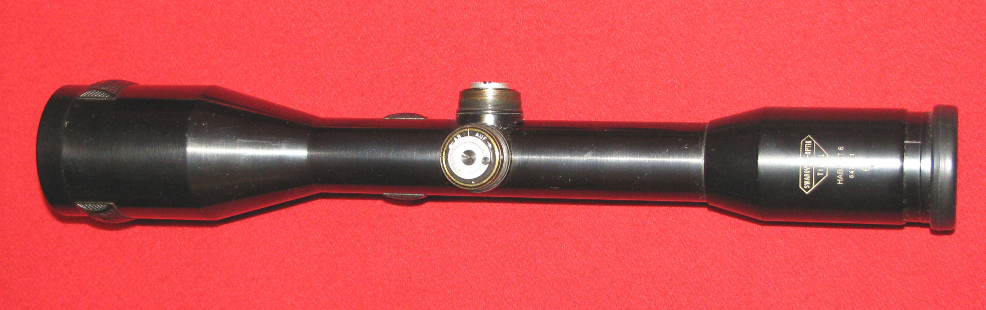 ZF / Zielfernrohr, ein SWAROVSKI HABICHT 6 mit dem Absehen Duplex / gravierte Montageteile – Bild 3