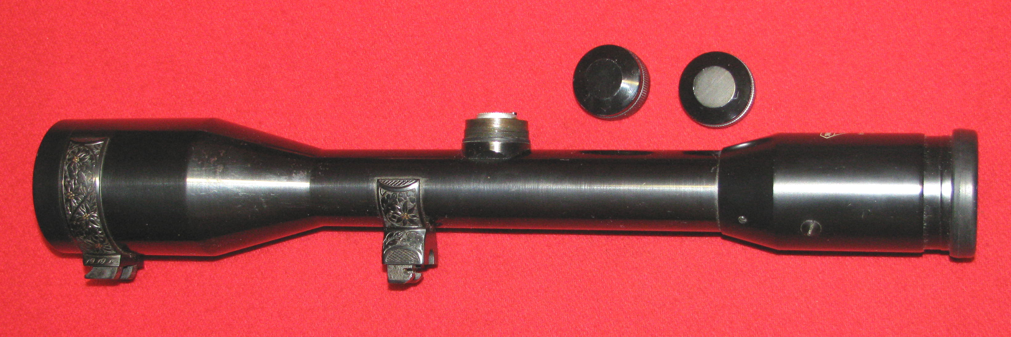 ZF / Zielfernrohr, ein SWAROVSKI HABICHT 6 mit dem Absehen Duplex / gravierte Montageteile – Bild 1