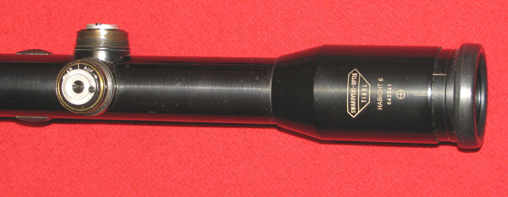 ZF / Zielfernrohr, ein SWAROVSKI HABICHT 6 mit dem Absehen Duplex / gravierte Montageteile – Bild 4
