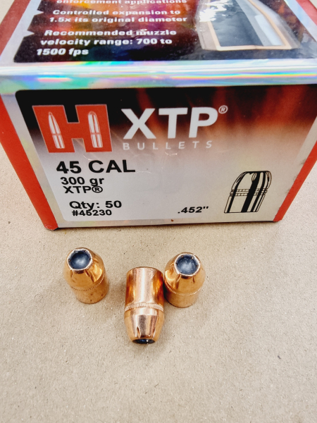 .452/300grs Hornady XTP Geschosse No.45230 50 stk # SSZ Berka – Bild 1