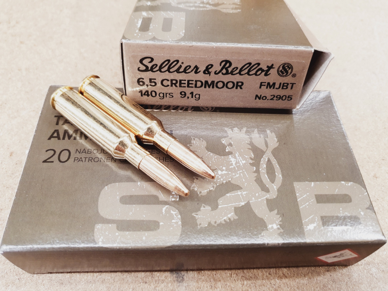 6,5Creedmoor/140grs. FMJBT S&B 100 stk. No. 2905 # SSZ Berka – Bild 1