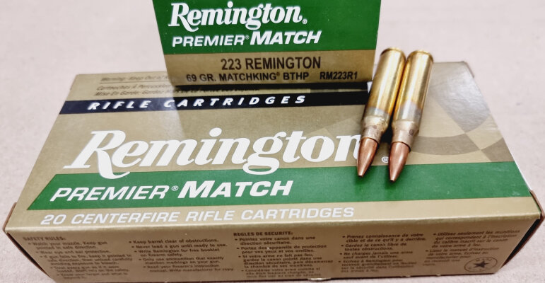 .223Rem./69grs BTHP Matchking Remington 200 Stk. No. RM223R1 # SSZ Berka – Bild 1