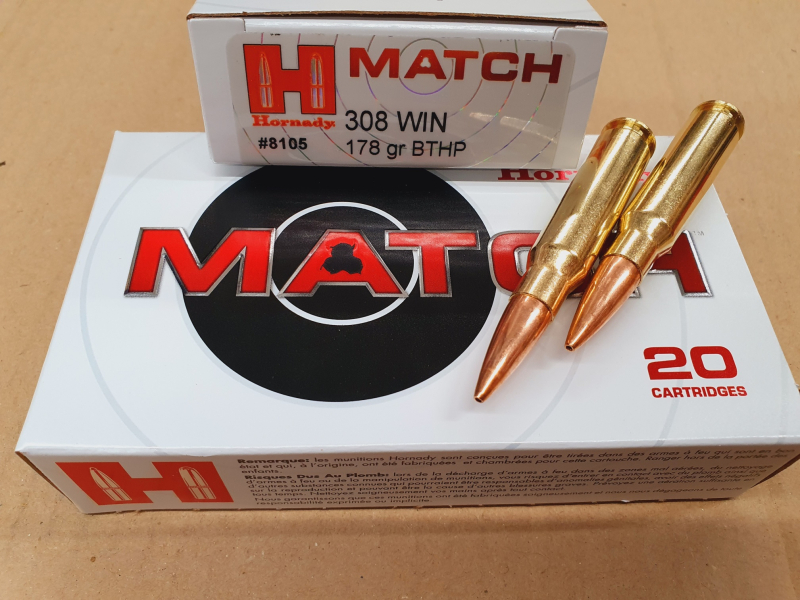 .308/178grs HPBT Match Hornady 20 stk. No. 8165 # SSZ Berka – Bild 1