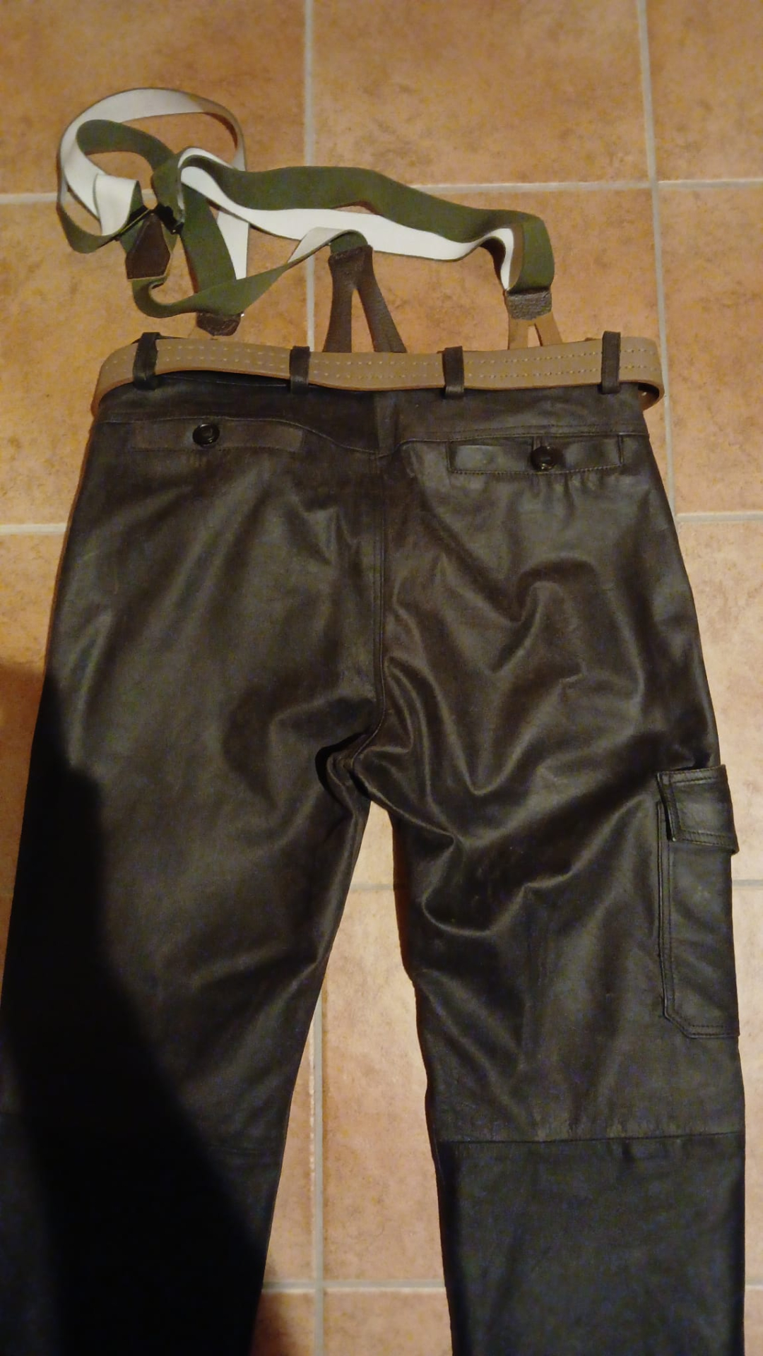 Hose Leder von Lago Gr.52 – Bild 5