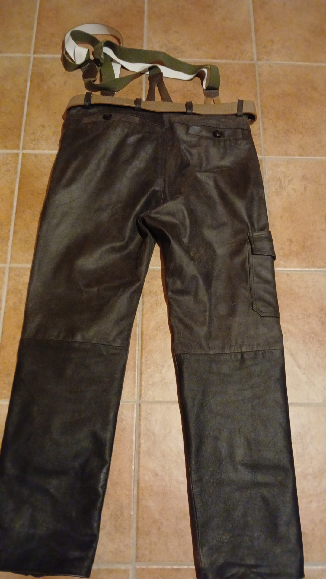 Hose Leder von Lago Gr.52 – Bild 4