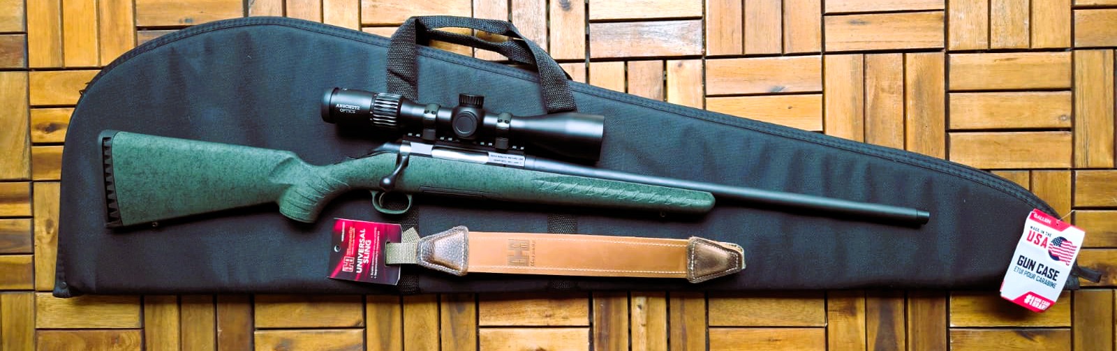 Glenfield by Ruger Repetierbüchse Kal. .308 Win.Anschüt ZF 2,5-10x50,A-Tec H3 Schalldämpfer,Futteral – Bild 1