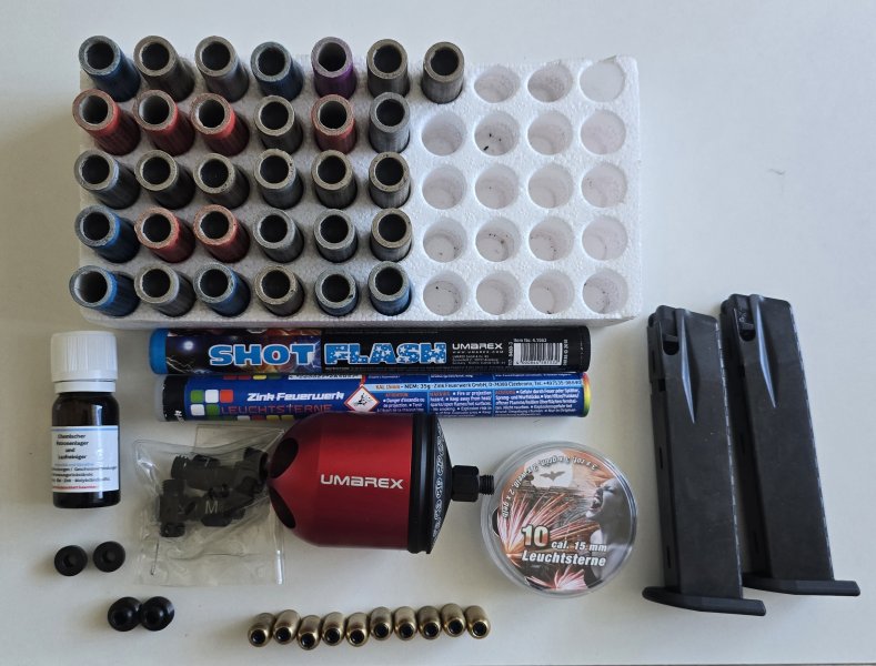 Großes Schreckschuss Set P99 / Glock 17 – Bild 6