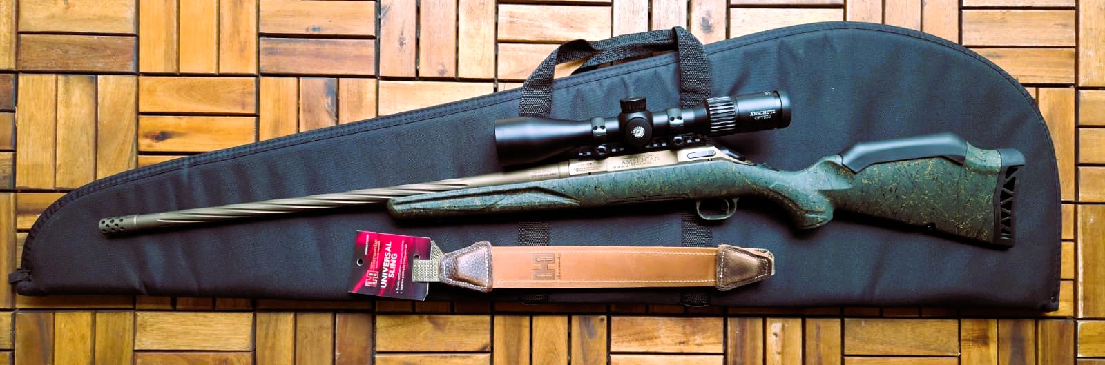 Ruger Büchse AMERICAN Rifle Gen. Kal. .30-06 Spr. Anschütz ZF 2,5-10x50,Futteral, Hornady Gewehrgurt – Bild 1