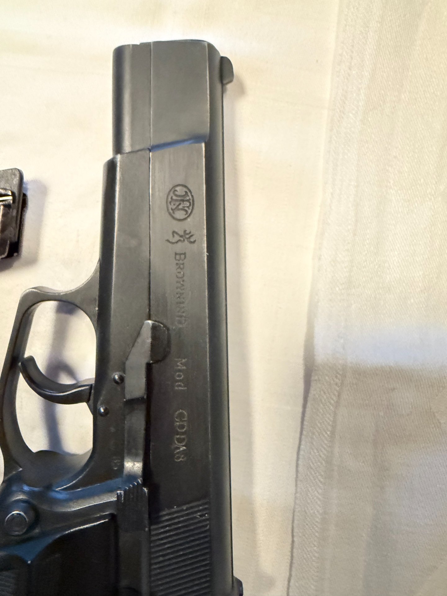 Umarex Browning GPDA8 Schreckschusspistole 8 mm K mit PTB, 2 Magazine, Koffer – Bild 1