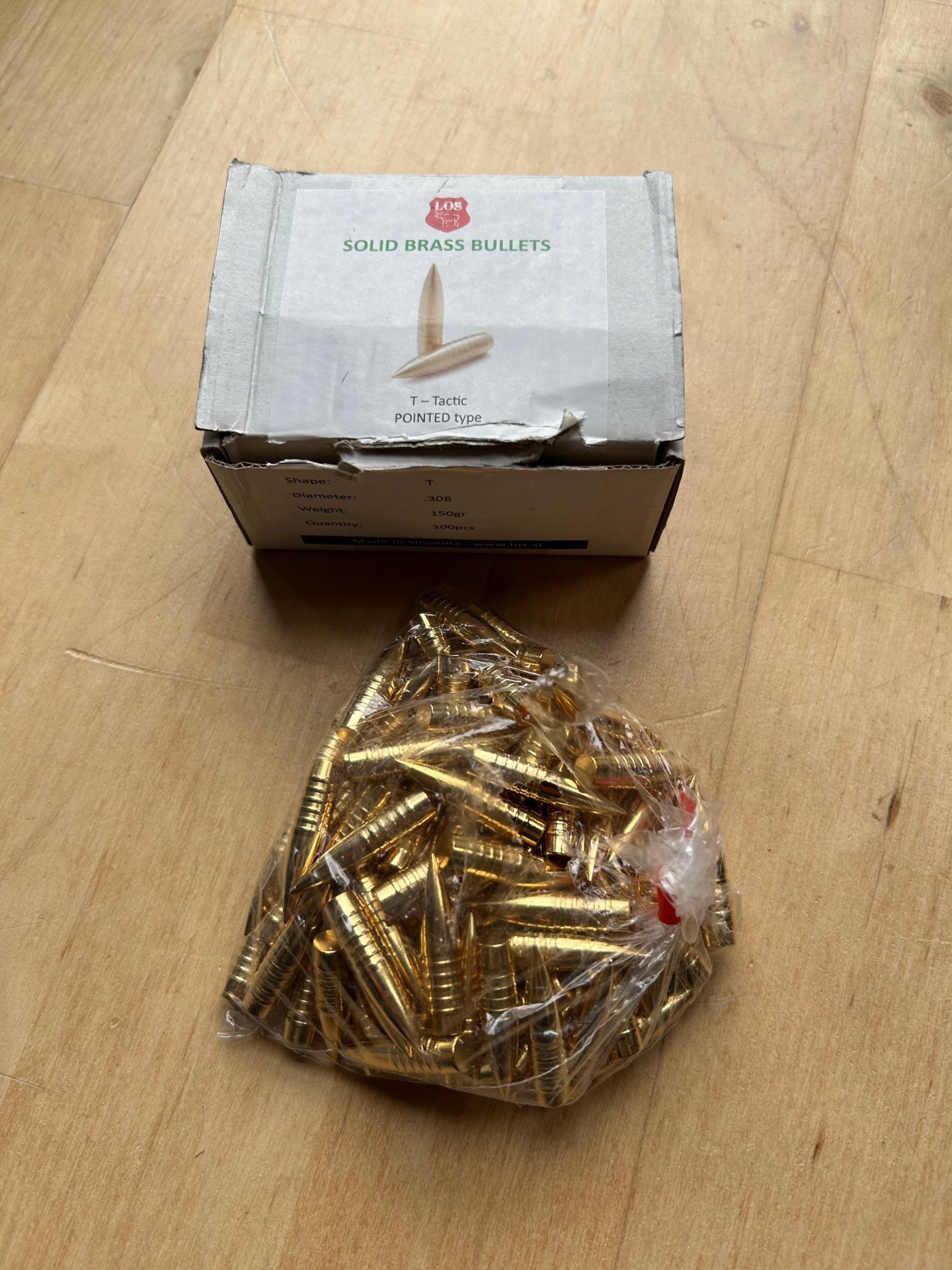 .308 / 7,62 mm 150 gr / 9,7 g LOS Tactic Geschosse 100 Stück – Bild 1