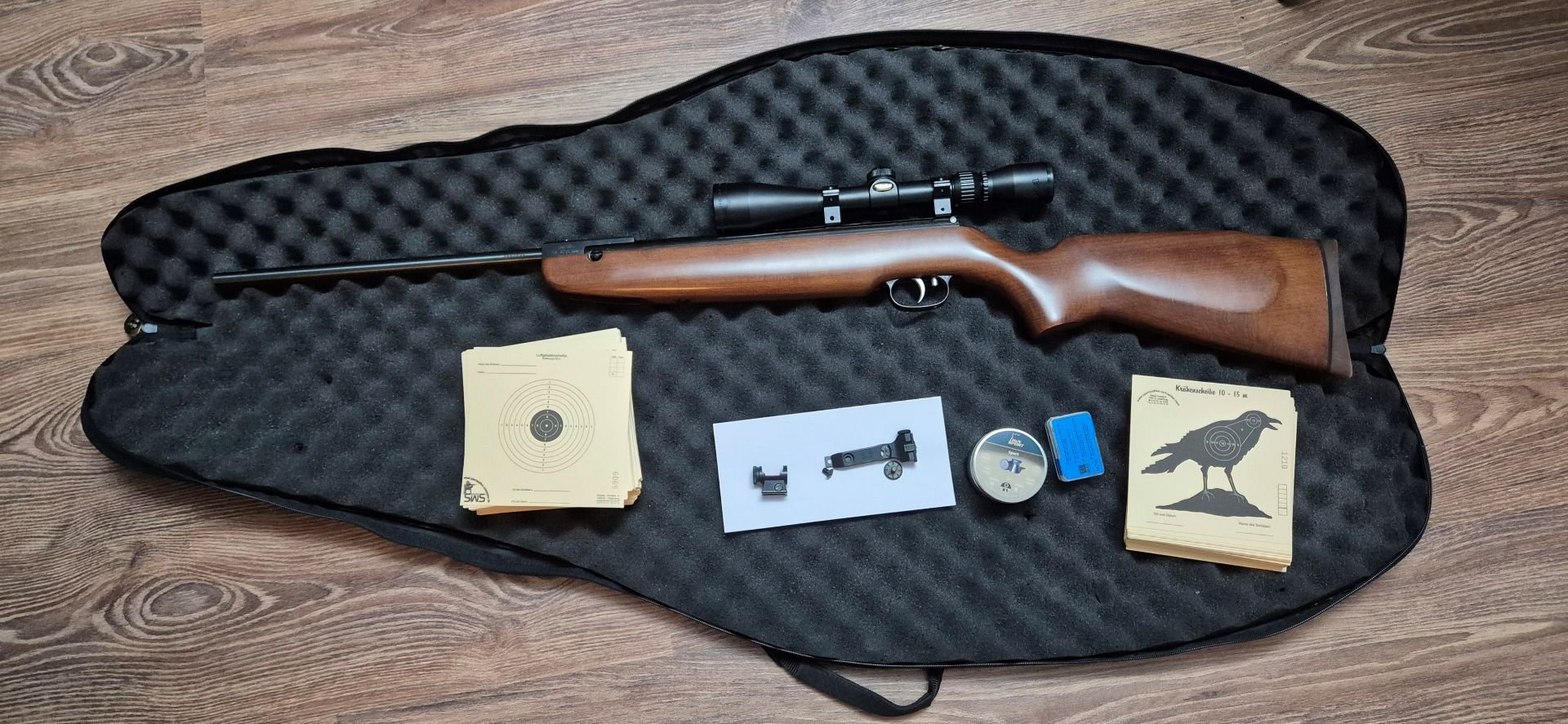 Weihrauch HW 50 cal. 5,5mm mit Zielfernrohr, sehr schön – Bild 1