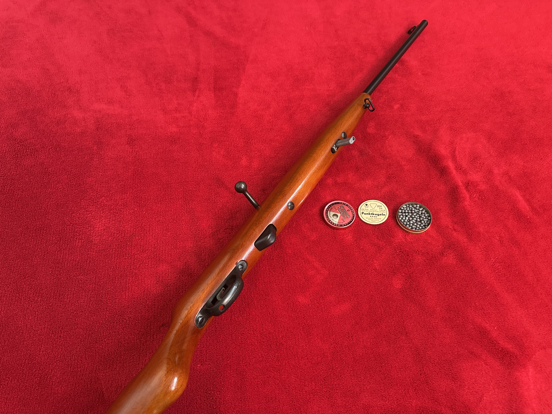 ==>Achtung!Hänel-SUHL DDR -Mod.310-Cal.4.4 mm wie neu Fabrikzustand aus Sammlug 1A Rarität+Kugeln ! – Bild 4