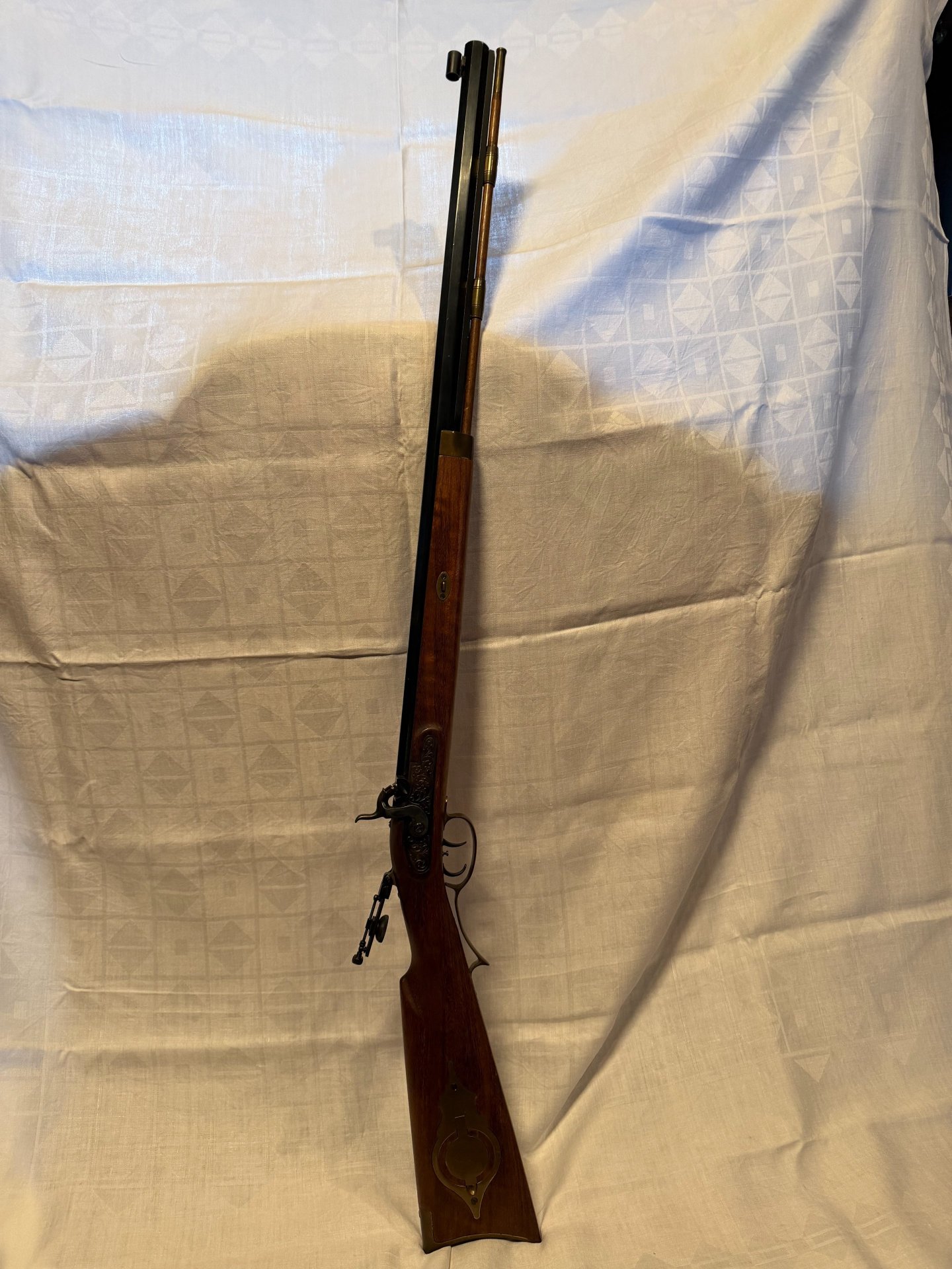 Investarm Hawken Perkussionsbüchse Kal. .45, Bj. 1980, Stecher, Diopter, nie geschossen – Bild 1