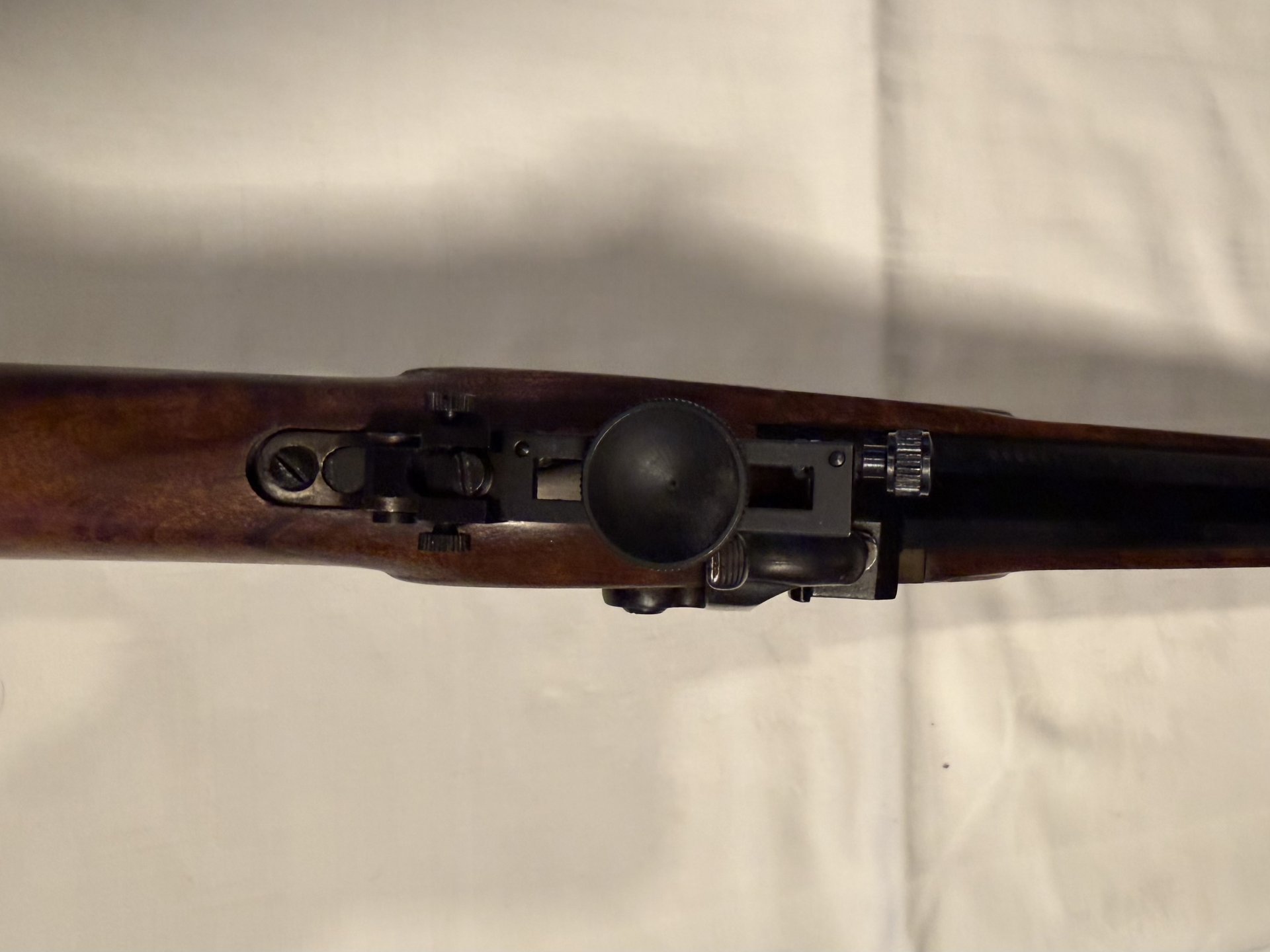 Investarm Hawken Perkussionsbüchse Kal. .45, Bj. 1980, Stecher, Diopter, nie geschossen – Bild 4