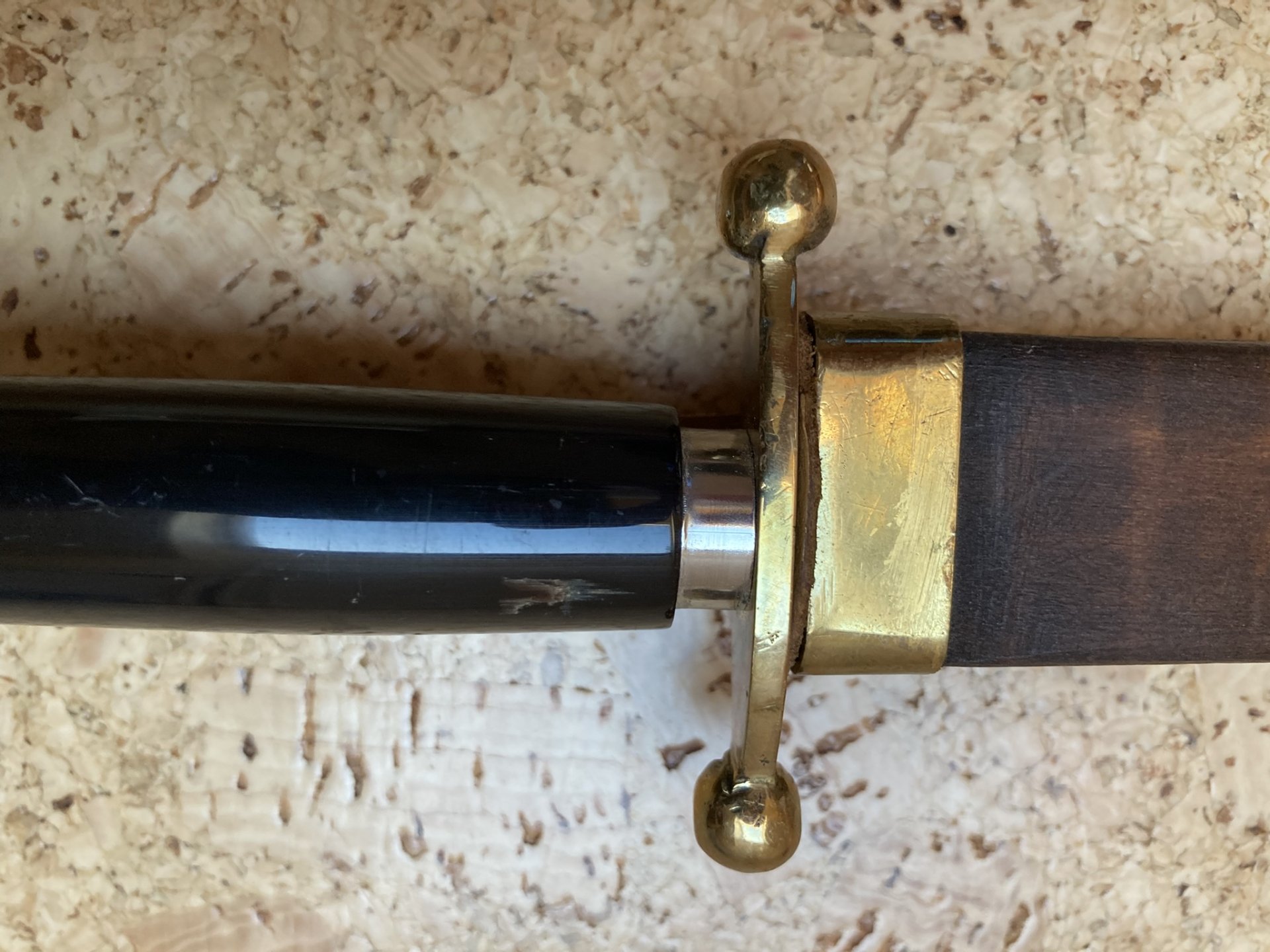 unbekannter Dolch mit Holzscheide – Bild 7