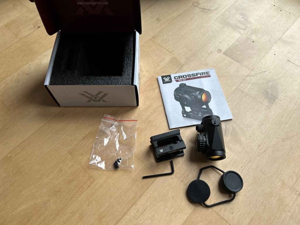 Vortex Crossfire Red Dot mit Erhöhung und OVP Sehr guter Zustand – Bild 4