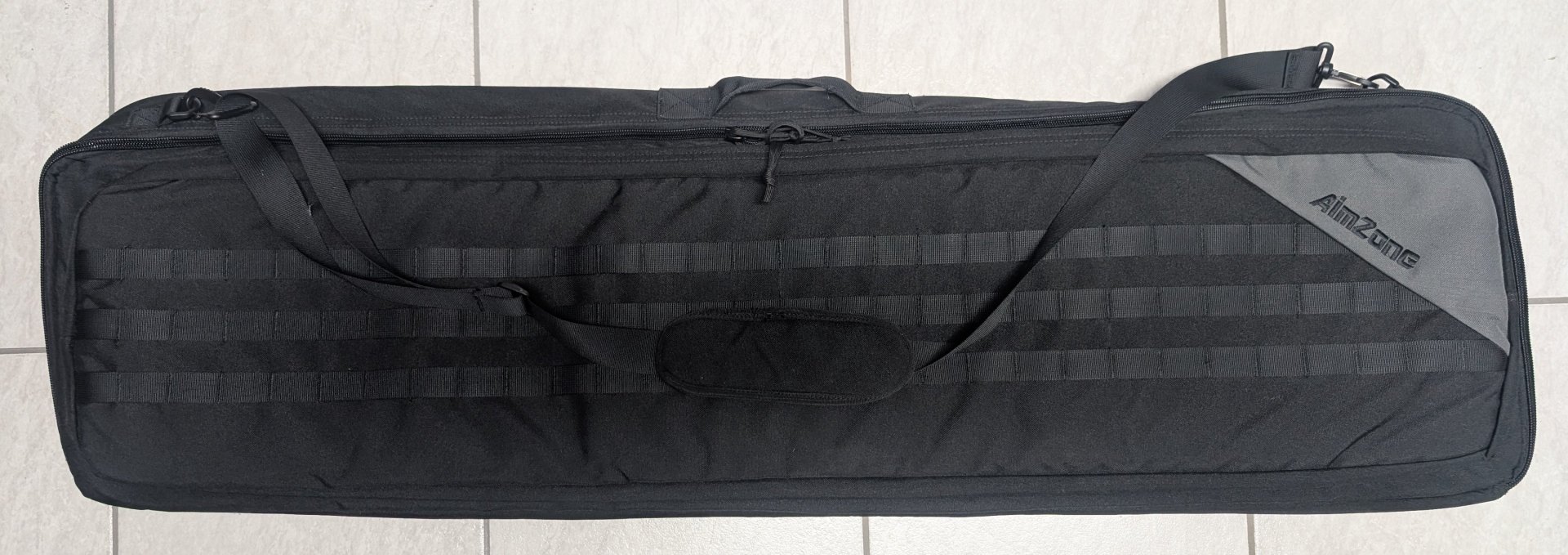 Futteral Riflebag ca. 127x36x6 cm gepolstert mir Schulterriemen & Molle – Bild 1