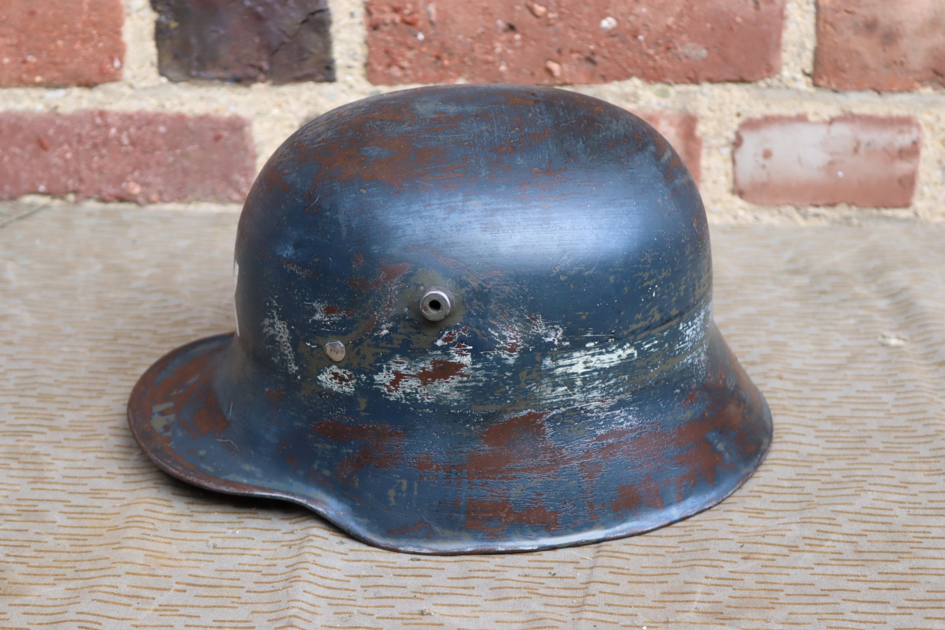 M18 Stahlhelm Hörnerhelm 1.Weltkrieg 2.weltkrieg Freikorps? – Bild 2