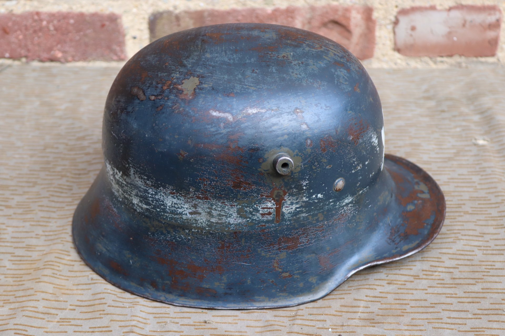 M18 Stahlhelm Hörnerhelm 1.Weltkrieg 2.weltkrieg Freikorps? – Bild 4