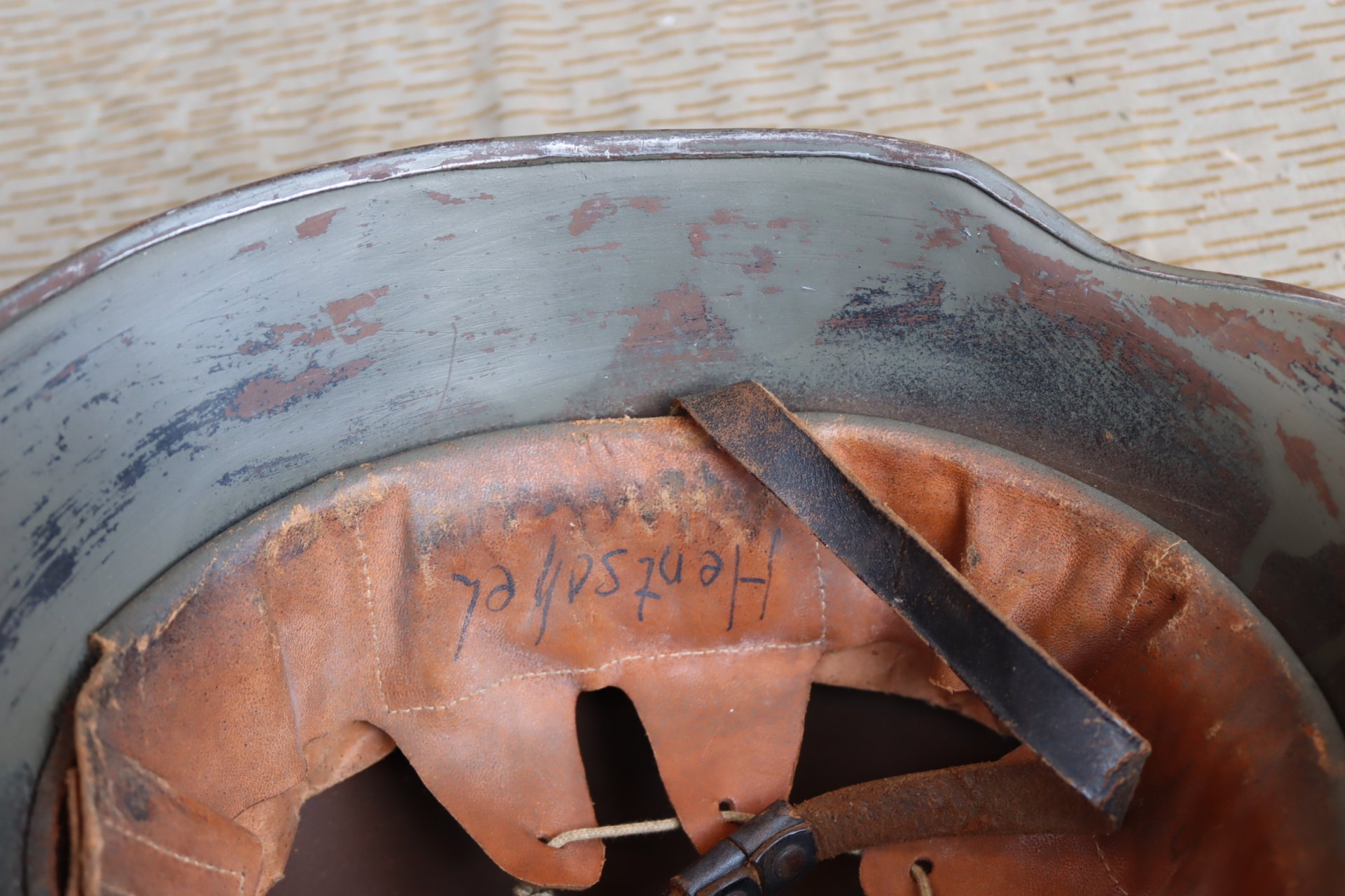 M18 Stahlhelm Hörnerhelm 1.Weltkrieg 2.weltkrieg Freikorps? – Bild 7