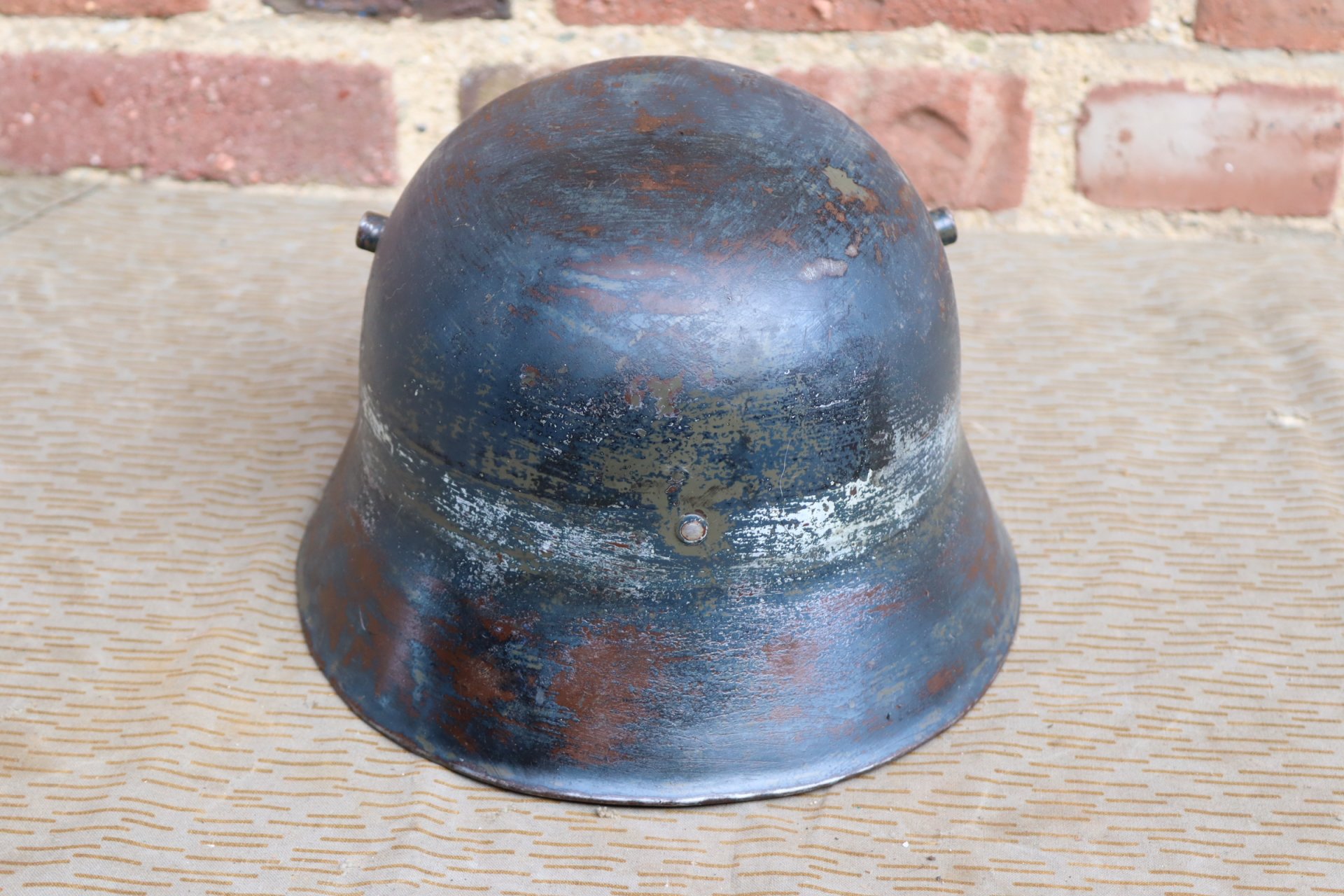 M18 Stahlhelm Hörnerhelm 1.Weltkrieg 2.weltkrieg Freikorps? – Bild 3