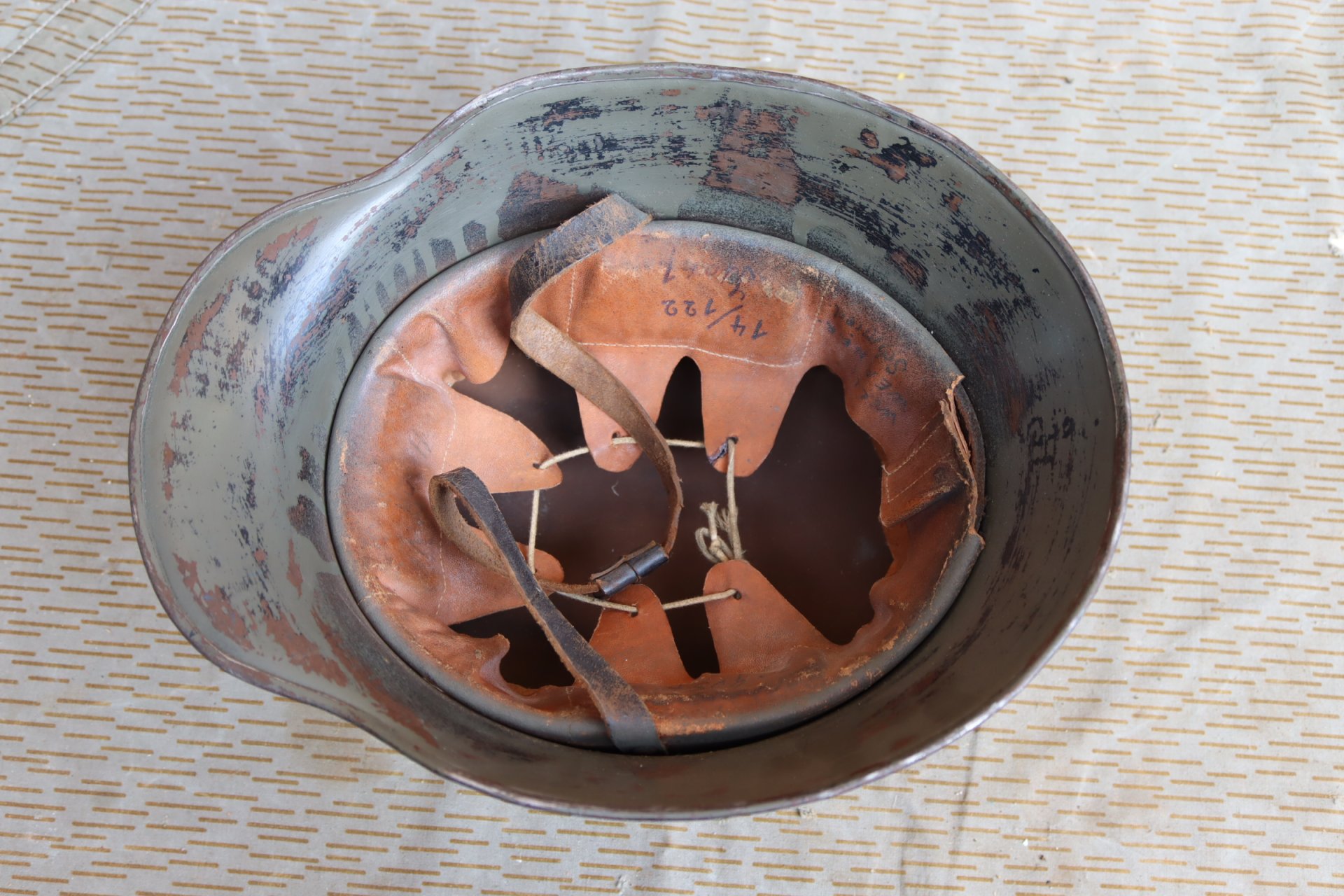 M18 Stahlhelm Hörnerhelm 1.Weltkrieg 2.weltkrieg Freikorps? – Bild 5