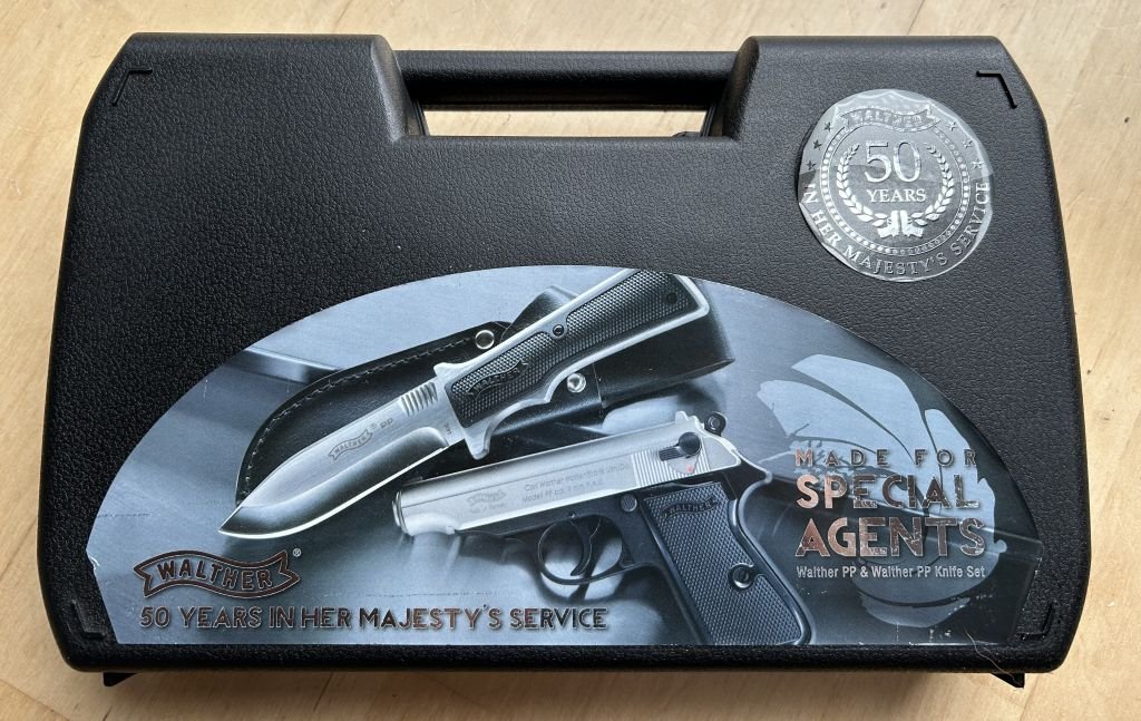 Walther PP + Messer James Bond 007 50 Years in his Majesty's Service limitiert ungeschossen! – Bild 1