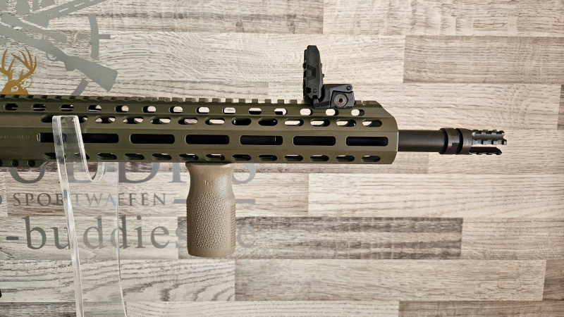 Neuware vom Fachhandel - Schmeisser AR15 M4FL 14,5" OD Green Sondermodell MAGPUL Kal. .223Rem – Bild 5
