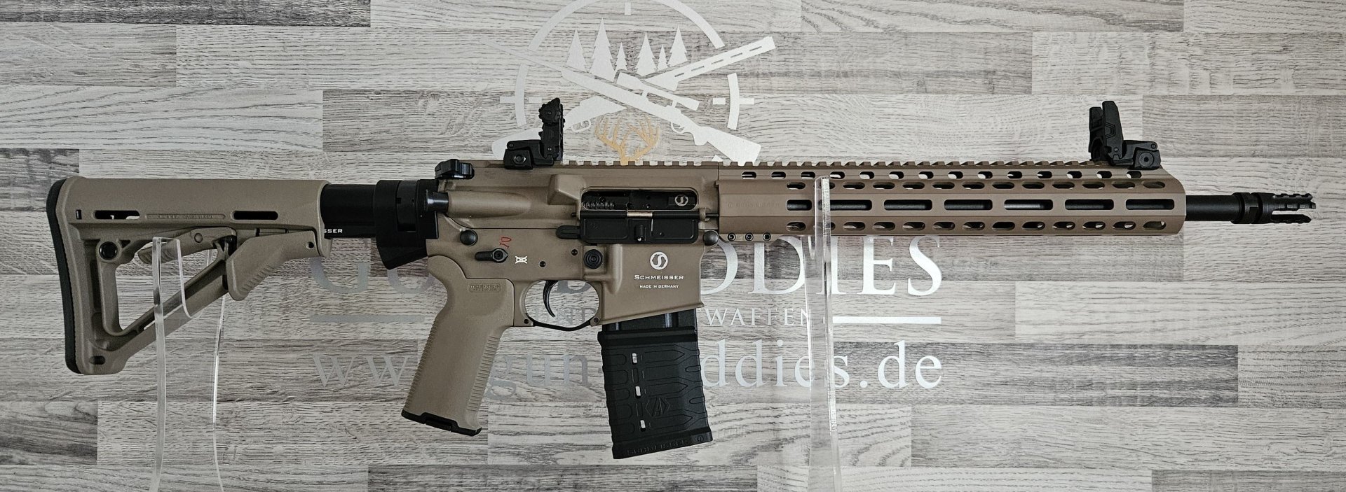 Neuware vom Fachhandel - Schmeisser AR15 M4FL 14,5" FDE MAGPUL Kal. .223Rem – Bild 1