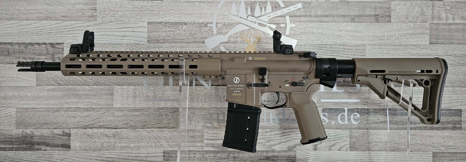 Neuware vom Fachhandel - Schmeisser AR15 M4FL 14,5" FDE MAGPUL Kal. .223Rem – Bild 2