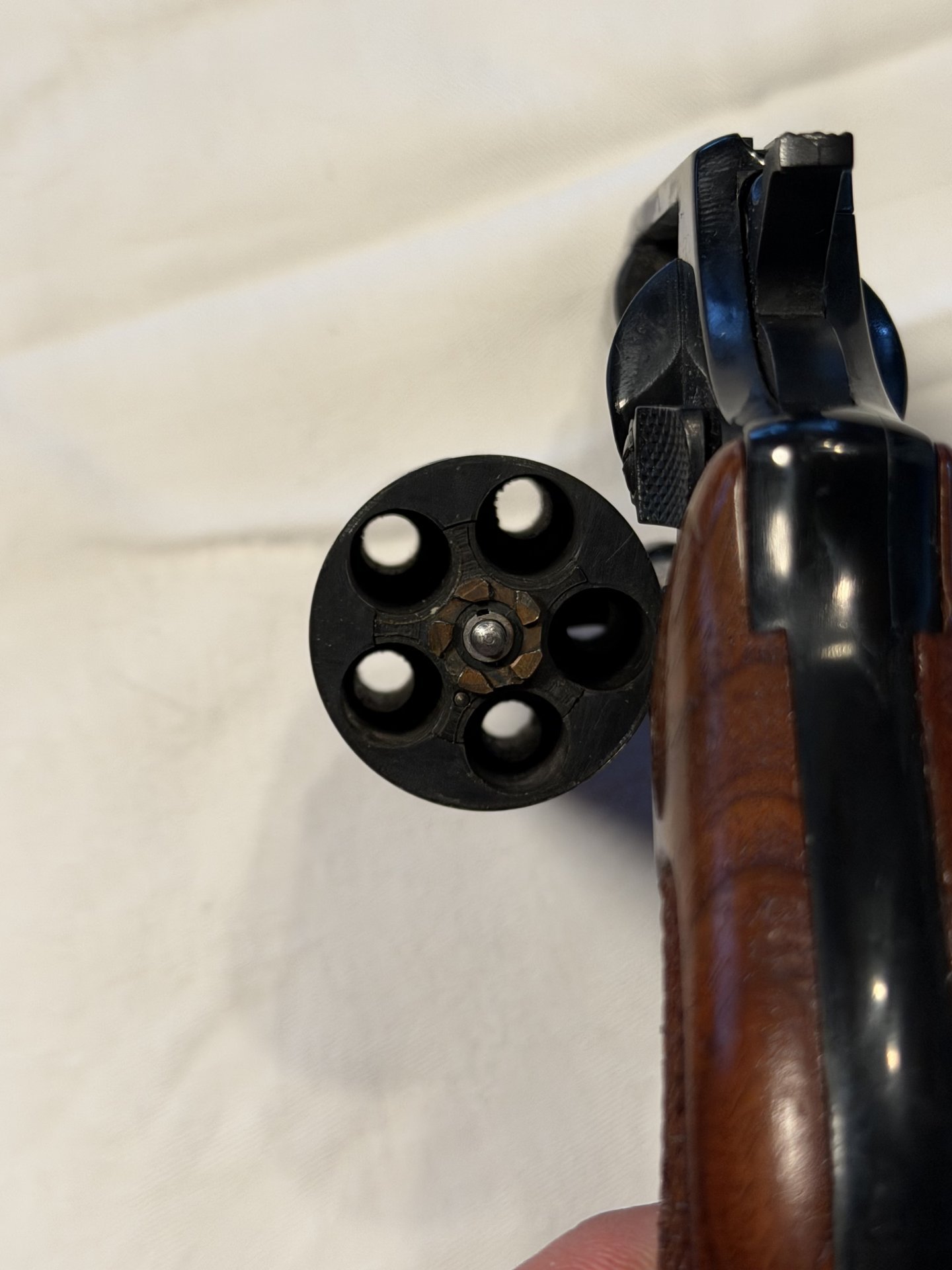 ERMA EGR 66 Schreckschussrevolver 9 mm R.K., PTB 162, Made in Germany, Holzgriffschalen – Bild 2